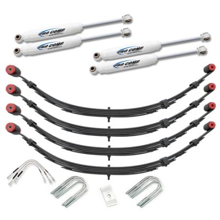 2.5 Inch Lift Kit with ES3000 Shocks 82-86 Jeep CJ Pro Comp Suspension