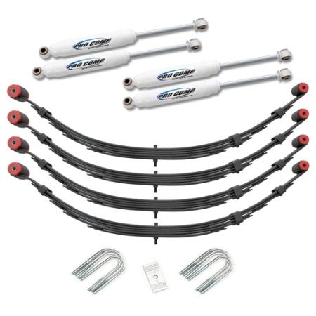 2.5 Inch Lift Kit with ES3000 Shocks 72 to 75 Jeep CJ Pro Comp Suspension