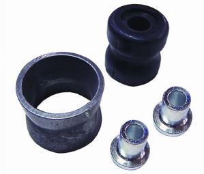 Super-Ride PTMEG 2 Inch OD X 1.5 Inch Weld in Bushing Kit (Black) Rubicon Express