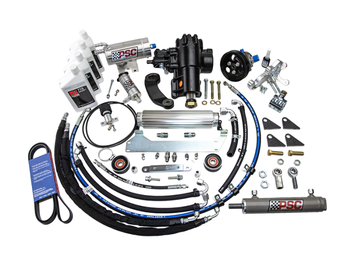 Cylinder Assist Steering Kit Weld On 8.0 AFM Axle 1.5 Tie Rod 18-Up Wrangler JL 2.0L Non-ETorque PSC Steering