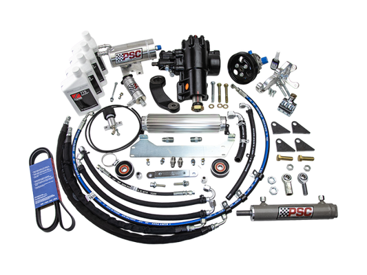 Cylinder Assist Steering Kit Weld On 8.0 AFM Axle 1.5 Tie Rod 18-Up Wrangler JL 2.0L Non-ETorque PSC Steering