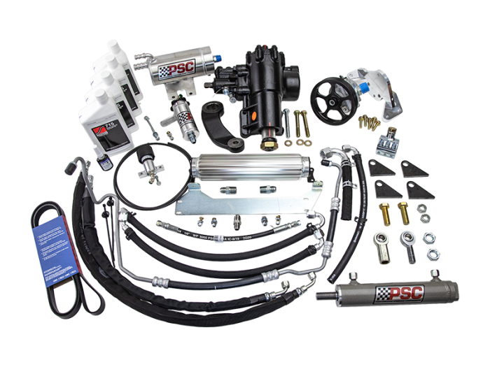 Cylinder Assist Steering Kit Weld On 6.75 AFM Axle 1.5OS Tie Rod 18-20 Wrangler JL 3.6L Non-ETorque PSC Steering