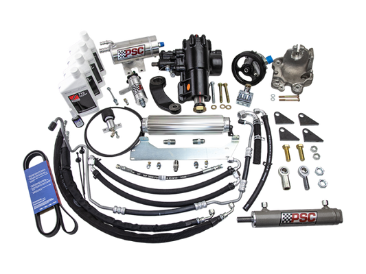 Cylinder Assist Steering Kit Weld On 6.75 AFM Axle 1.25 Tie Rod Gladiator JT/Wrangler 3.6L Non-ETorque PSC Steering