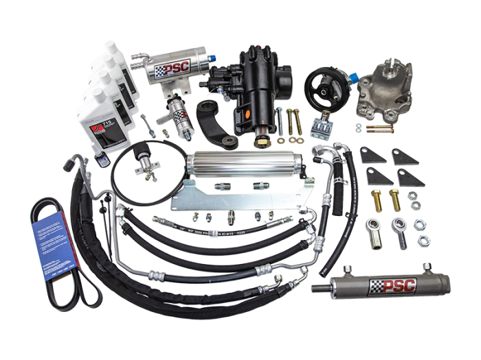 Cylinder Assist Steering Kit Weld On 6.75 AFM Axle 1.375 Tie Rod Gladiator JT/Wrangler 3.6L Non-ETorque PSC Steering