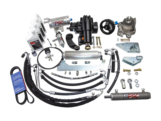 Cylinder Assist Steering Kit Bolt On OE axle and Tie Rod Gladiator JT/Wrangler 3.6L Non-ETorque PSC Steering