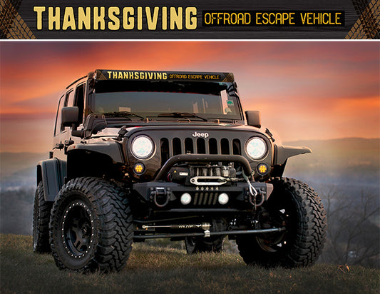 LED Light Bar Cover Insert Thanksgiving Offroad 52 Inch AeroLidz