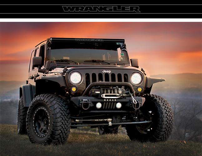 LED Light Bar Cover Insert Single Row 50 Inch Wrangler Black AeroLidz