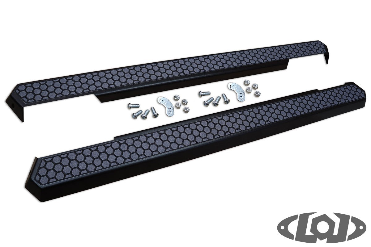 Armor Lite Rocksliders Drop Steps (pair) Black Powder Coated JK / JL / JT 2007-2022+