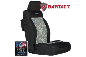 Bartact Tactical Series Front Seat Covers - Black/ACU Camo, SRS-Compliant