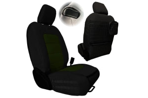 Bartact Tactical Series Front Seat Covers - Black/Olive Drab