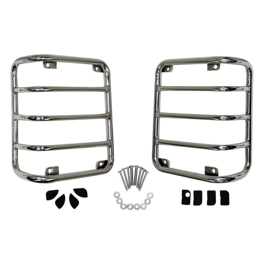 RT Off-Road - Stainless Stainless Tail Light Guard Set