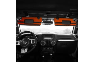 Bartact PALS MOLLE Visor Covers for Visors w/ Mirrors - Orange