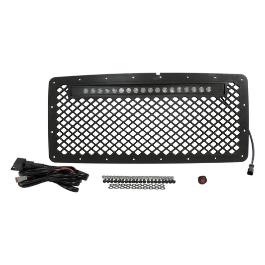 RT Off-Road - Metal Black Grille & LED Light Bar Kit