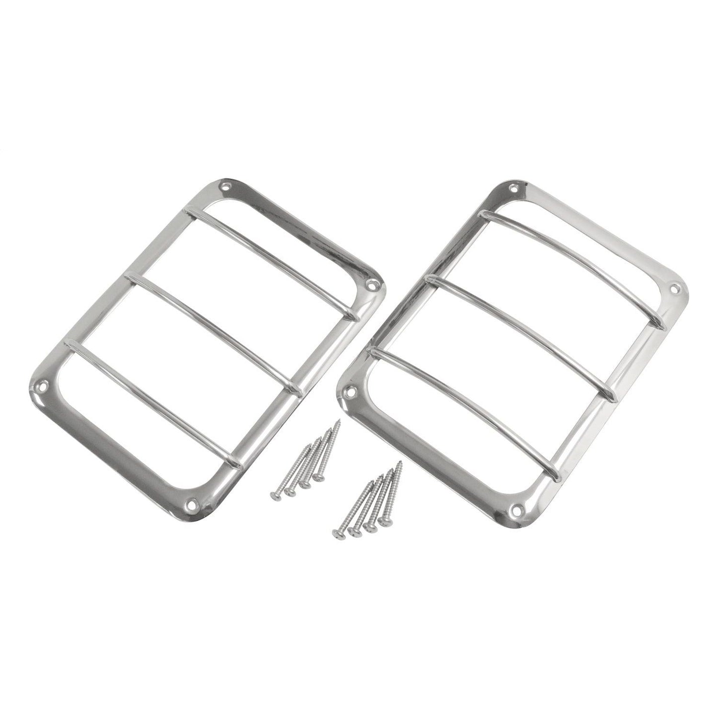 RT Off-Road - Stainless Stainless Tail Light Guard Set