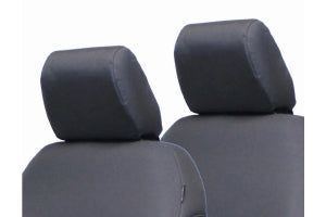 Bartact Rear Bench Headrest Cover, Pair - Graphite