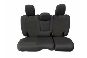 Bartact Tactical Rear Seat Cover w/Fold Down Armrest Graphite/Graphite