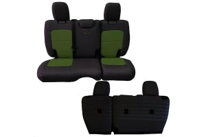 BARTACT Seat Cover Rear Black/Olive