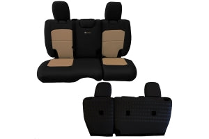 BARTACT Seat Cover Rear Black/Khaki