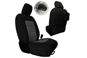 Bartact Tactical Series Front Seat Covers, SRS Air Bag and Non-Compliant - Black/Graphite