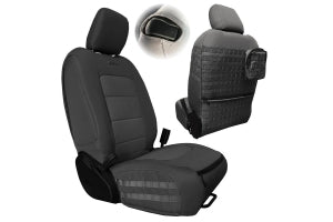 Bartact Tactical Series Front Seat Covers, Pair - Graphite/Graphite