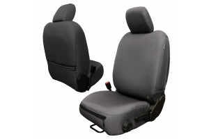 Bartact Baseline Performance Front Seat Covers - Graphite, No Headrest Cover