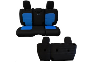 BARTACT Seat Cover Rear Black/Blue