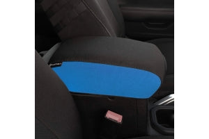 Bartact Padded Center Console Cover - Black/Blue
