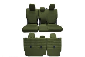 Bartact Tactical Rear Seat Covers w/ Armrests Olive Drab